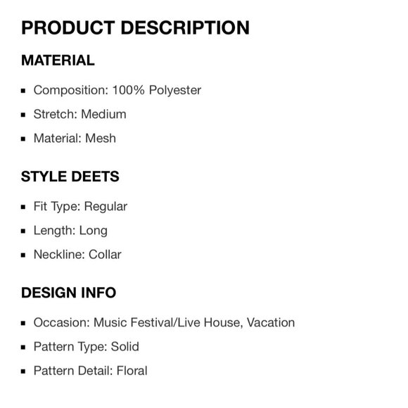 Black Mesh Floral Ruffle Layered See-Through Long Sleeve Button-Up Shirt - Picture 6 of 8